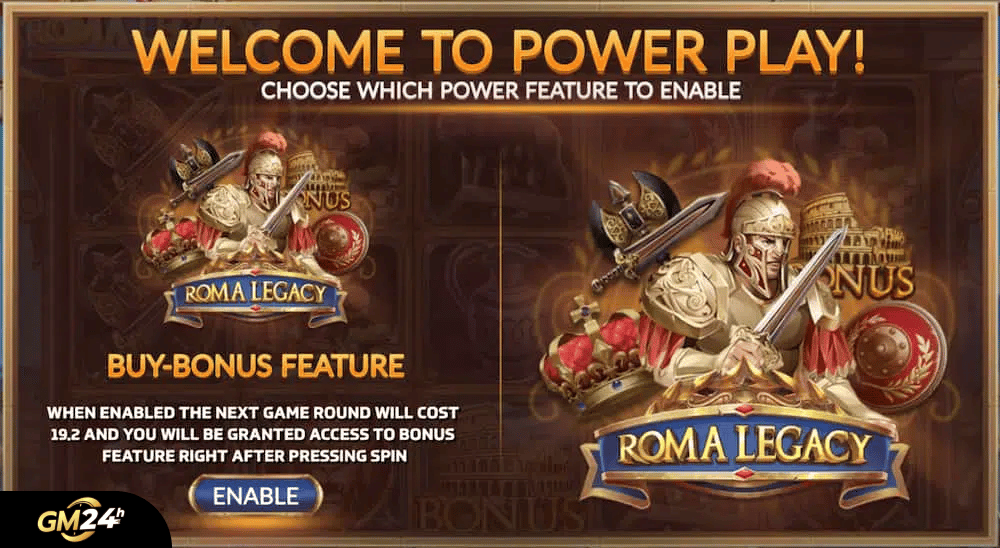 รีวิวสล็อต Roma Legacy